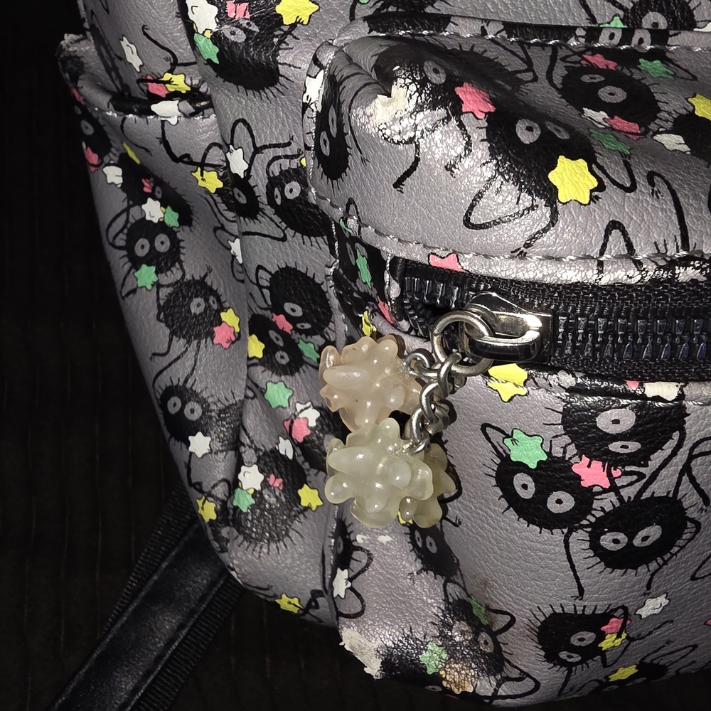 Spirited away faux leather Mini Backpack Soot Spirts - Picture 2 of 2